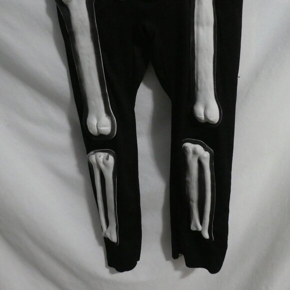 Black Skeleton Halloween Costume Without Skull, Gloves and Feet | Kids 8-10 - Picture 10 of 16